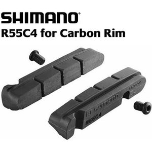 Shimano R55C4 Carbon/Aluminium Velg Road Remblokken Voor DURA-ACE Ultegra 105