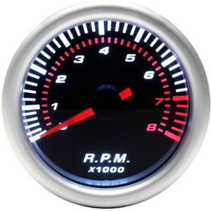 Yomi 2 "52Mm Smoke Lens Turbodrukmeter Bar Psi Vacuüm Water Temp Olie Temp Olie Druk Voltmeter Brandstof niveau Toerenteller Rpm Gauge