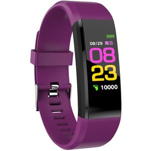 115Plus Smart Horloge Fitness Stappenteller Outdoor Sport HeartRate Bloeddrukmeter FitnessTracker Armband