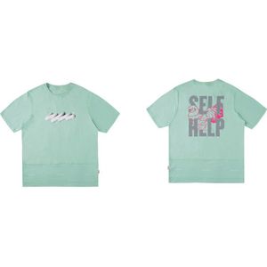 Gonthwid Print Borduren Zelf Helpen Korte Mouwen Tshirts Streetwear Mannen Hip Hop Harajuku Casual T Shirts Man Tops Tees