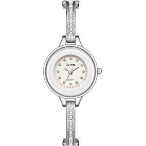 Rose Goud Vrouwen Mode Armband Horloges Luxe Diamond Rvs Bangle Horloge Elegante Dames Kleine Horloges Quartz