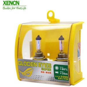 XENCN HB4 9006 12V 51W 2300K Super Xenon Gele Koplampen Mistlampen Halogeen Auto Head Light 30% meer Licht 75m beam 2pcs