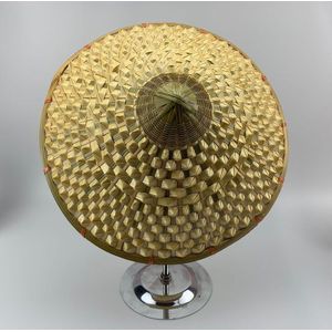 Vietnam Japan Visser Zonnehoed Bamboe Kegel Handgemaakte Weave Straw Hat Visor Tuin Boer Cap Dans Props Kegel Zonnescherm Hoed