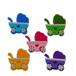 20 stks/set DIY Mini Kinderwagen Arts & Crafts Handgemaakte Speelgoed voor Kleuterschool Baby Kinderen Beginners Willekeurige Levering