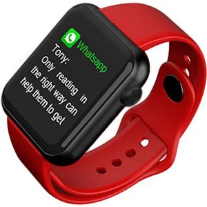 Sport Mannen Smart Horloge Met Kleur Touch Screen Hartslagmeter Fitness Tracker Smartwatchblood Druk Armband Waterdicht