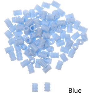 100 Pcs Siliconen Platte Spiraal Gesp Verstelbare Kraal Anti-Slip Masker Gesp Elastische Band Cap Stopper Ear Koord Trekkoord knop