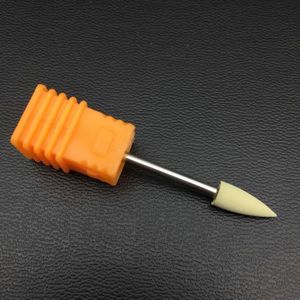 1Pc Bullet Head Rubber Silicon Nail Boren Bit Flexibele Polijstmachine Manicure Machine Nail Accessoires Nagelvijl Polish Gereedschap