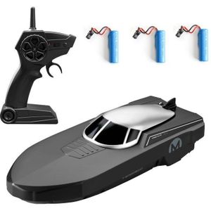 Simulatie Rc Speedboot Waterdichte 20 Minuten Dual Motor Anti-Collision Lage Batterij Alarm Speedboot Concurrentie Speelgoed Afstandsbediening Speedboot