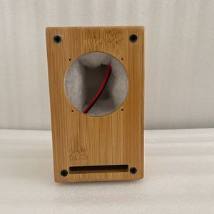 3 Inch Boekenplank Luidspreker Shell Lege Home Audio Speaker Box Diy Hifi Bamboe En Hout Materiaal Versterker Speaker Huis 1 stuks