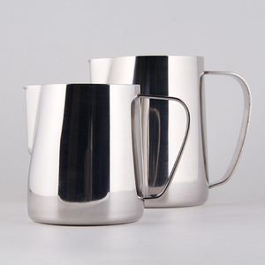 Melk Jug 350ML 600ML Rvs Opschuimen Werper Pull Bloem Kopje Koffie Melk Mok Frother Latte Art Melk foam Tool Coffeware