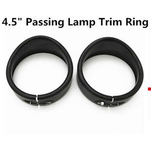 Motorfiets 4.5 ""Led Extra Mistlamp Trim Ring 7"" Koplamp Ring Trim Voor Harley Street Glide Road King electra Glide Softail