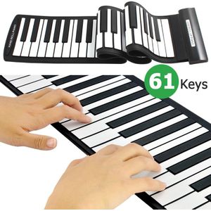 Elektronische Orgel MD61 Flexibele 61 Toetsen Professionele Midi Keyboard Elektronische Roll Up Piano Voor Kinderen