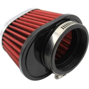 1Pcs Universele Ronde Tapered Auto Motorfiets Luchtfilter 51Mm 2 Inch Intake Filter-Rood