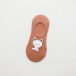 5 Paren/partij Zomer Korea Vrouwen Sokken Leuke Animal Ankle Comfort Sokken Katoen Onzichtbare Cartoon Meisje Sokken