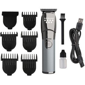 Elektrische Tondeuse Usb Oplaadbare Tondeuse Lithiumbatterij Waterdichte Professionele Kapper Haar Snijmachine Mannen