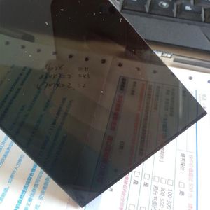 Transparant Zwart Plexiglas plastic Vel acrylraad organische glazen polymethylmethacrylaat 1mm 3mm 8mm dikte 200*200mm