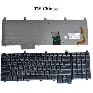 Ovy Tw Chinese Laptop Toetsenbord Voor Dell Alienware M17X R4 Met Backlit P/N:PK130FJ1A02 02 Wcwy Kb