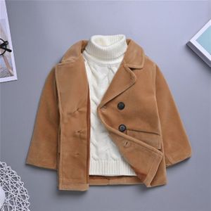 Jongens Wollen Pakken Lente Herfst Kinderen Mode Bovenkleding Kleding Voor Baby 1 Tot 4 Jaar Kinderen Dikke Jas Peuter Jassen outfits