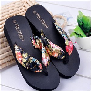 Zapatos Mujer Bohemen Bloemen Strand Schoenen Wedge Platform Thongs Slippers Flip Flops Unicornio Damesschoenen A3