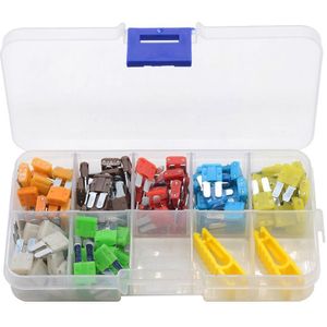 1Set 12V 24V 32V Universele Auto Zekering Doos Met 140 Stuks Auto Micro 2 Inserts Blade zekering