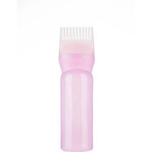 Multicolor Plastic Haarverf Hervulbare Fles Haarkleuring Applicator Met Kam Professible Kappers Gereedschap