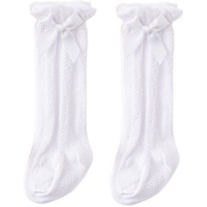 10Pairs Boog Kinderen Lange Schoenen Sokken Kinderen Meisjes Knie Hoge Ballet Dancewear Baby Spullen