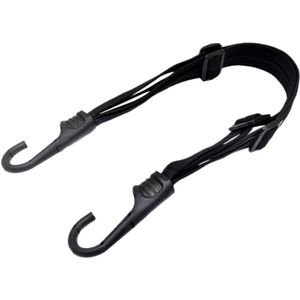 Zwart Motorhelm Touw Bagage Touw Rack Strap Elastische Tie-Touw Elastische Vaste Elastische Band 90Cm
