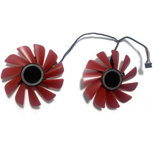 Koelventilator 2 Stuks 85Mm 4pin Dc12v FDC10U12S9-C RX580 Gpu Fan Voor Xfx Rx 580 8G 2048SP RX570 rs Videokaart Koelventilator Behuizing