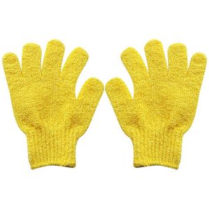 1 paar Douche Handschoenen Exfoliërende Body Massage Mitten Huid Hydraterende Bad Spa Massage Scrub Body Scrubber Handschoen