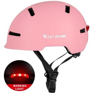 West Fietsen Fiets Helm Led Licht Oplaadbare Ultralight Helm Intergrally-Gegoten Mountain Racefiets Helm Sport Veilig Cap