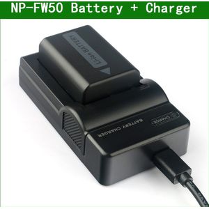 Lanfulang NP-FW50 Np FW50 Oplaadbare Camera Digitale Batterij + Micro Usb Lader Voor Sony Nex 3NY 5 5A 5A/B 5A/R 5A/S 5ND