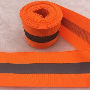 1 / 3 / 5 Yards Veiligheid Zilver Reflecterende Naaien Op Stof Tape Band Vest Webbing 50Mm/15Mm