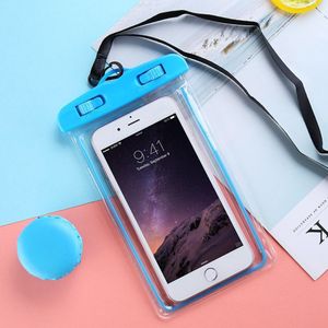 Waterdichte Case Voor Iphone 11 Pro Max 8 X Xs Xr 7 Mobiele Telefoon Zak Lichtgevende Fotografie Onderwater Protector Bag voor Samsung S10