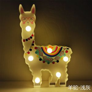Bruiloft Kerst Decoratie Led Lama Lichten Baby Shower Gunsten Alpaca Licht Xmas Decor Voor Thuis Kerstcadeau