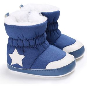 Winter Pasgeboren Baby Laarzen Unisex Kids Schoenen Crib Bebe Baby Peuter Vijf Ster Patroon Sneeuwveld Snowboots Booty 0- 18 m