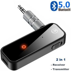 Bluetooth 5.0 Zender Ontvanger 2 In1 Jack Bt Adapter 3.5Mm Audio Aux Adapter Voor Auto Audio Muziek Aux Handsfree headset