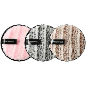 4 Stuks Microfiber Doek Pads Gezicht Make-Up Remover Puff Gezicht Reinigen Handdoek Herbruikbare Katoen Double Layer Nail Art Schoonmaken