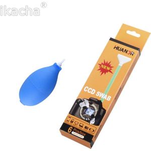 2in1 Camera Cleaning Full Frame 24mm CCD Wattenstaafje Luchtblazer Cleaner Kit Voor Samsung Canon Nikon Sony Pentax DSLR Camera Filter
