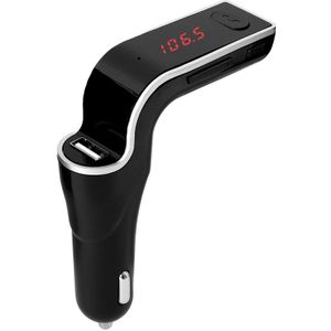 Auto Draadloze Fm-zender Handsfree Aux Modulator Auto Bluetooth Kit MP3 Speler Sd Usb Lcd Auto Usb Lader Accessoires