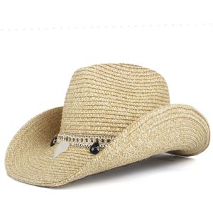 Vrouwen Hollow Western Cowboy Hoed tovenaar Dame Zomer Stro Bohemian Kwastje Sombrero Hombre Strand Cowgirl Jazz Zonnehoed