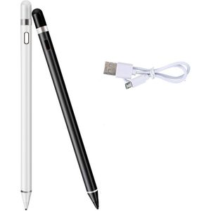 Oplaadbare Capacitieve Touch Pen Potlood Stylus Pen Capaciteit Hoge Precisie Touch Pen Voor Apple Samsung iPhone iPad Pro mini