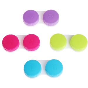 4Pcs Contactlenzen Doos Lens Case Care Travel Kit Houder Container X7YA