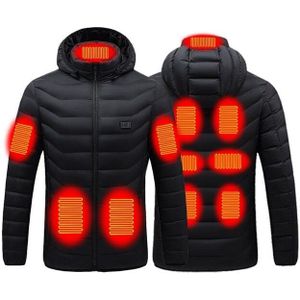 11 Gebieden Verwarmde Jassen Mode Mannen Vrouwen Winter Outdoor Elektrische Verwarming Jassen Usb Elektrische Verwarmde Vest Jas