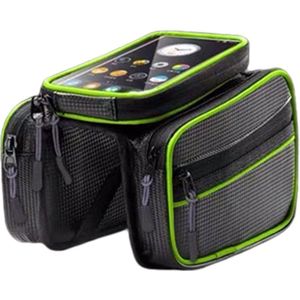 Lage Prijs Fiets Mobiele Telefoon Zak Mountainbike Touch Screen Zak Dubbele Zadeltas Fiets Zadeltas Bovenste Buis Tas beam Zak