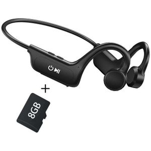 Beengeleiding Koptelefoon Draadloze Bluetooth 5.1 Hoofdtelefoon Outdoor Sport Oordopjes Headset W Mic Voor Android Ios Ondersteuning Sd-kaart