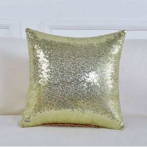 Mermaid Kussensloop Kussens met Pailletten Kussenhoes Sofa Thuis Decor Decoratieve Kussens Glitter Sierkussen 40*40 cm 40561