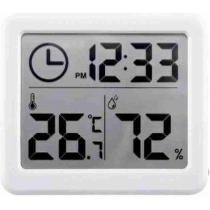 Digitale Thermometer Klok Elektronische Digitale Smart Thermometer Indoor Digitale Lcd Hygrometer Temperatuur-vochtigheidsmeter