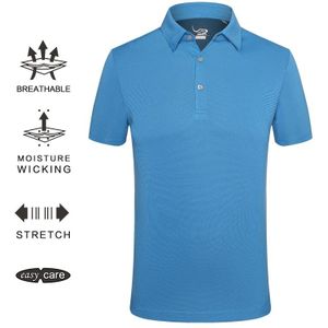 EAGEGOF Korte mouw Golf Tshirt Mannen Golf training kleding Anti-zweet sportkleding zomer mannelijke golf dragen Regular fit