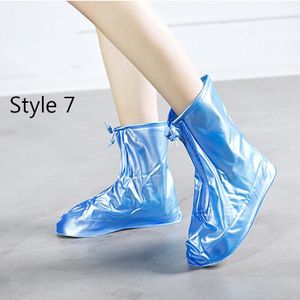 Waterdichte Siliconen Regen Schoen Laarzen Cover Pvc Materiaal Unisex Antislip Schoenen Beschermers Regen Laarzen Outdoor Regenachtige Dagen Ove