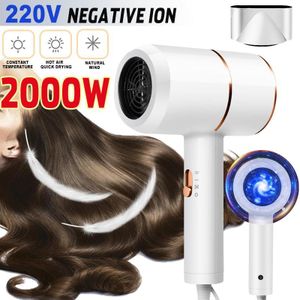 2000W & Cold Wind Anion Föhn Negatieve Ion Haarverzorging Föhn Professinal Quick Droog Thuis Draagbare haardroger Diffuser